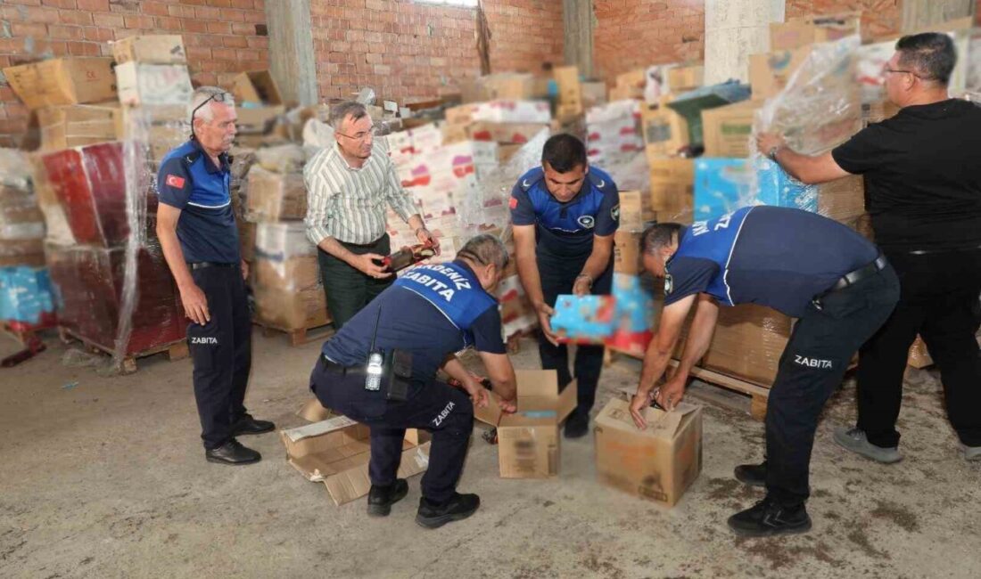 Mersin’in Akdeniz Belediyesi Zabıta Müdürlüğü, Yukarıburhan Mahallesi’nde yaptığı denetimde son