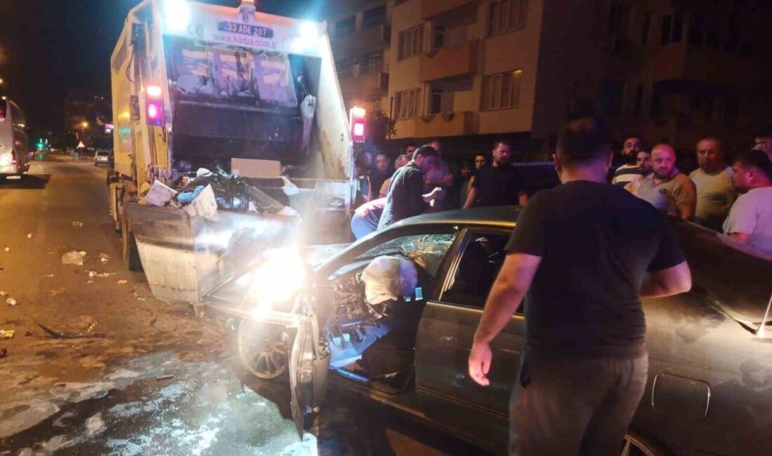 Mersin’in Anamur ilçesinde, 1.93 promil alkollü sürücü Ali B.'nin otomobili,