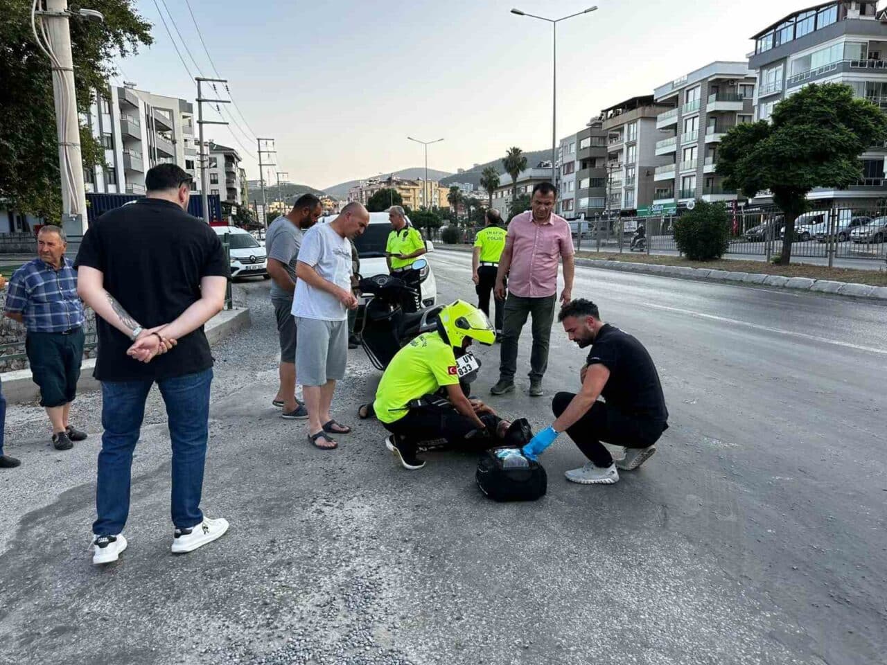 Muğla'nın Milas ilçesinde otomobil ile motosikletin çarpışması sonucu bir kişi