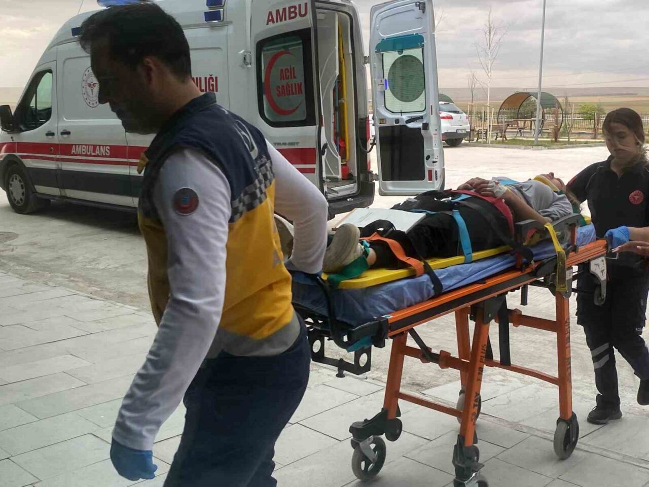Konya'nın Kulu ilçesinde meydana gelen motosiklet kazasında, sürücünün kontrolü kaybetmesi