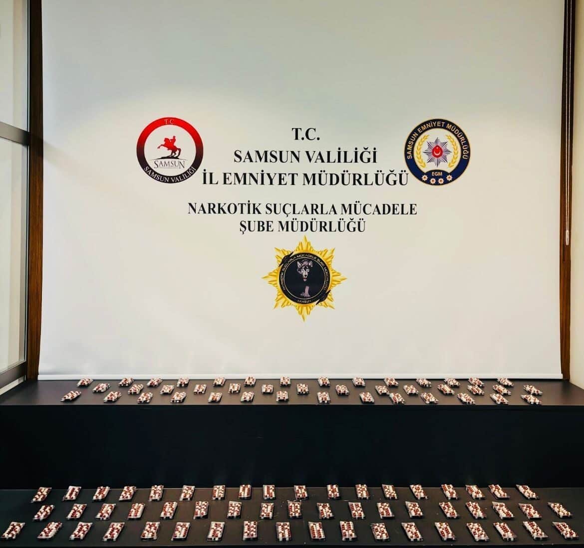 Samsun'da gerçekleştirilen bir operasyonda, 21 yaşındaki Ş.D.'nin motosikletinde 2 bin