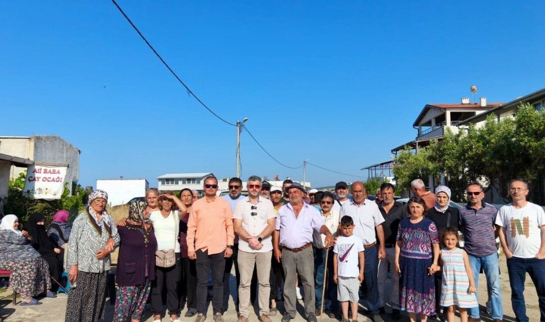 Mudanya’nın Mesudiye Mahallesi'nde İmar Yasasına Takılanlar Derneği Başkanı İbrahim Hacıoğlu,