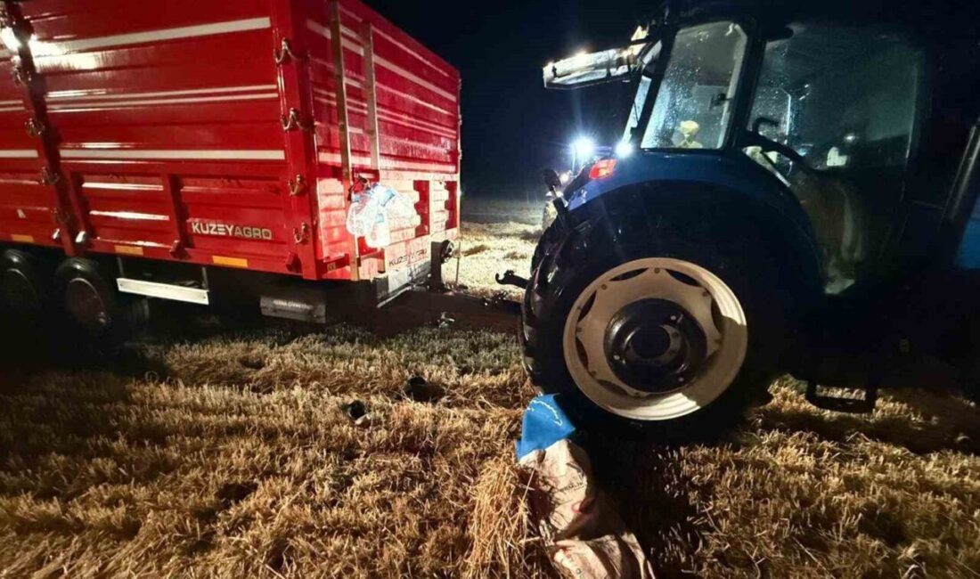 Tekirdağ'ın Muratlı ilçesinde, 72 yaşındaki Selim Baştürk tarlasındayken traktörden düştü