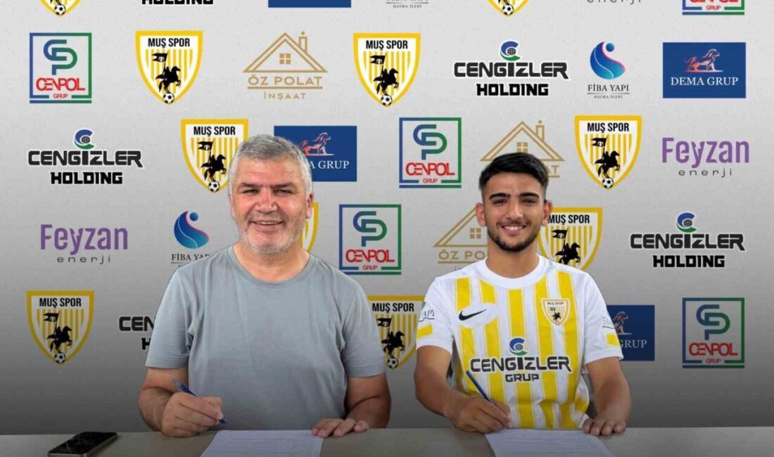 Muşspor, genç yetenek Bilal Budak'ı kadrosuna ekleyerek 3 yıllık sözleşme