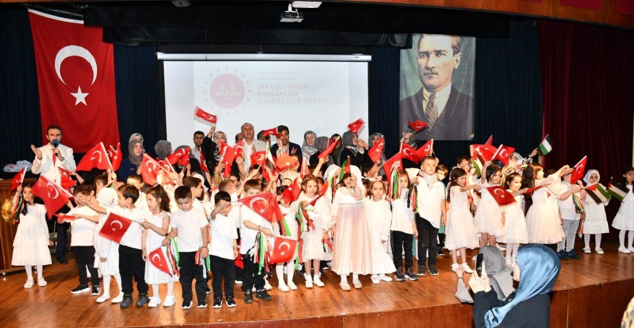 Nazilli'deki Hacı Mehmet Yorgancılar 4-6 Yaş Kur'an Kursu öğrencileri, yıl