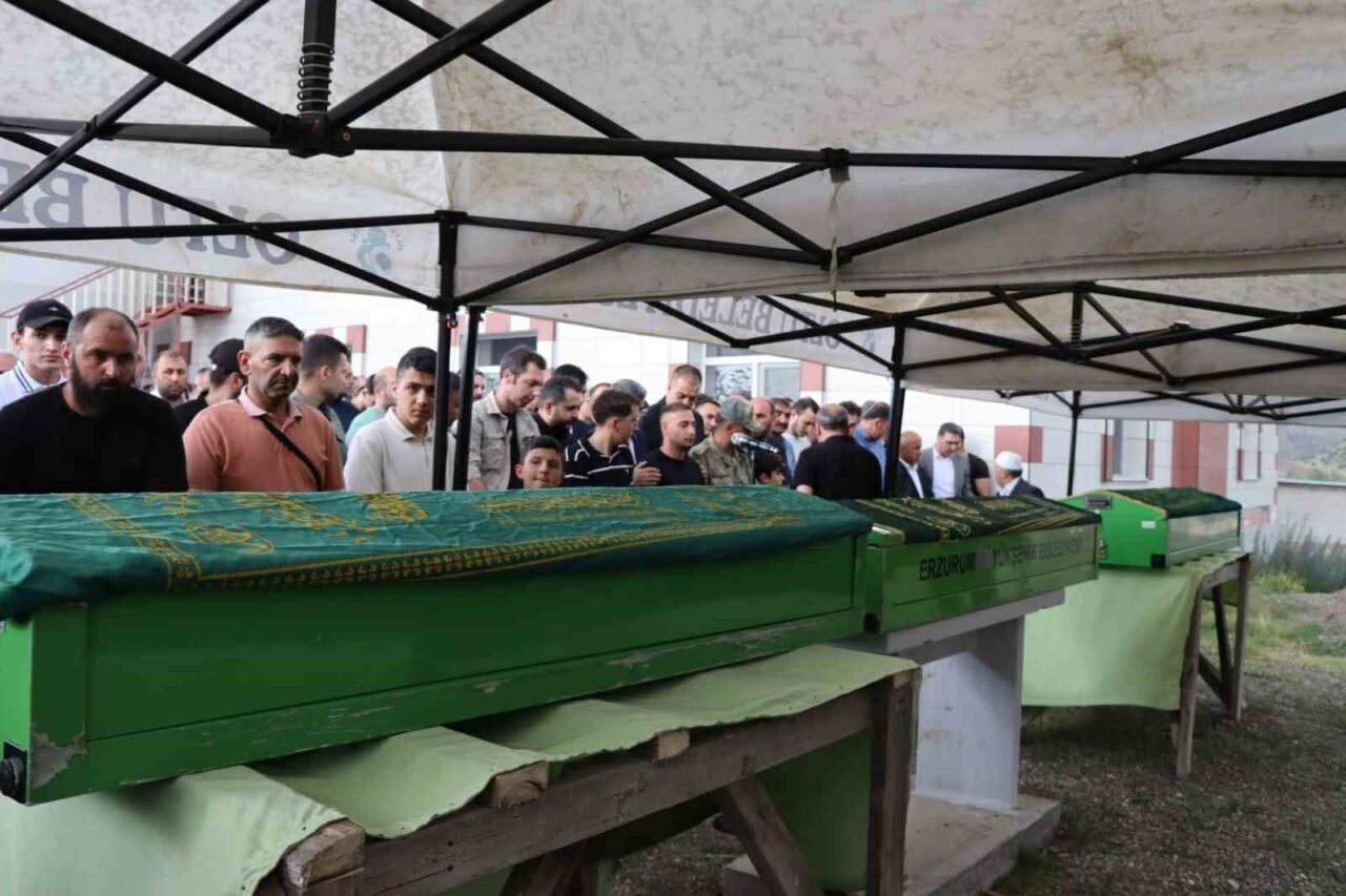 Erzurum'un Oltu ilçesinde, Tutlu Mahallesi'ndeki taş ocağında meydana gelen göçükte