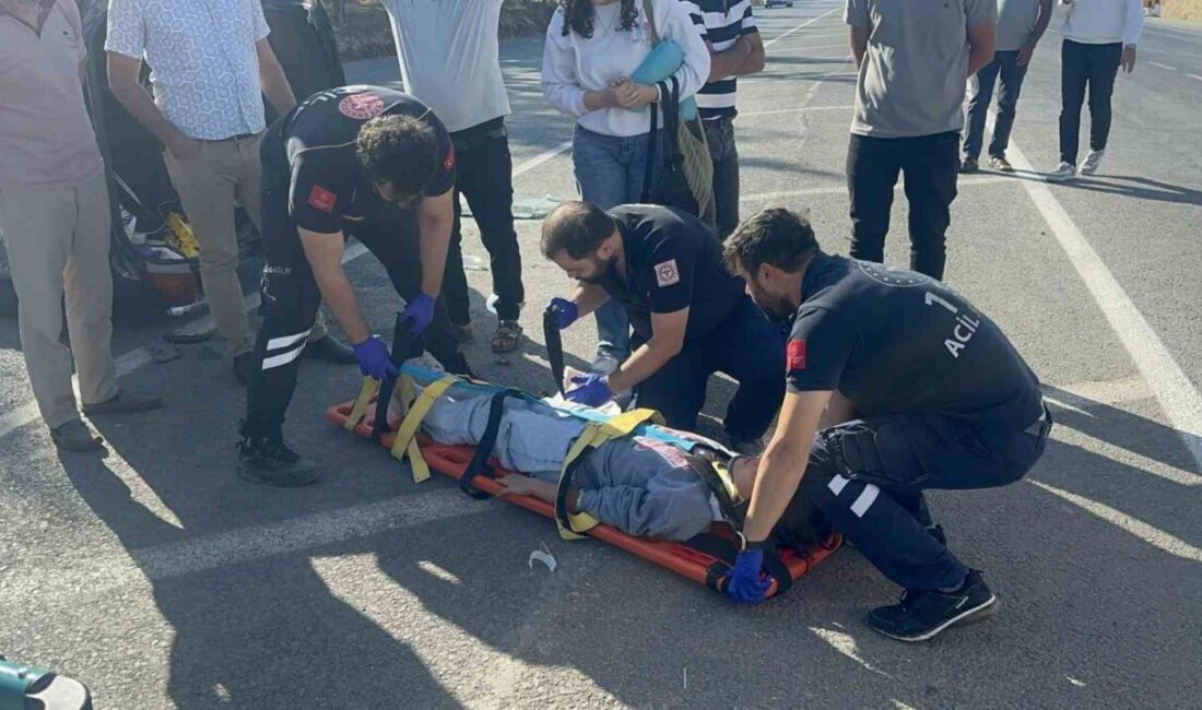Adıyaman-Kahta kara yolunda Y.K. yönetimindeki otomobil, A.H.A. idaresindeki biçerdöverle çarpıştı.