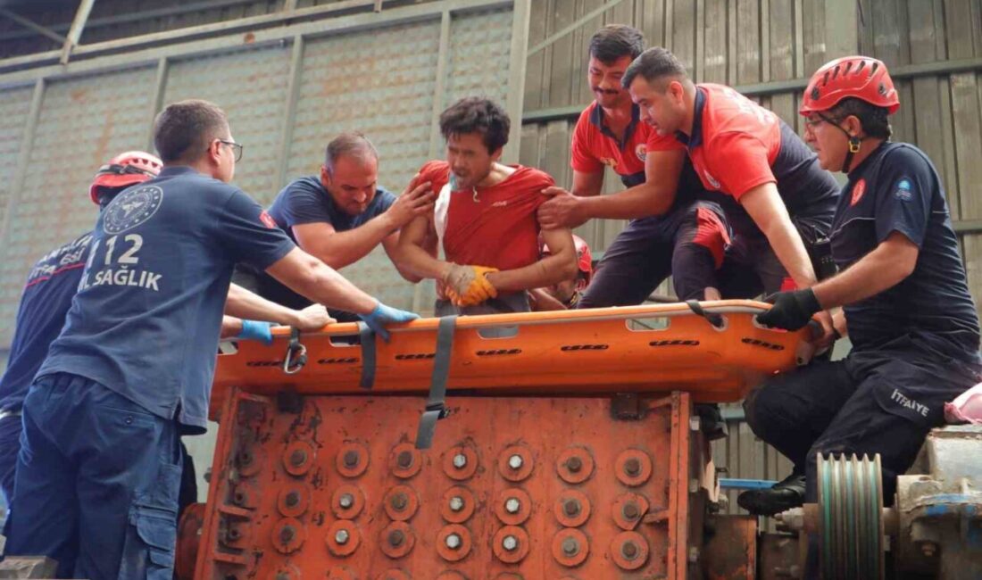 Antalya'nın Döşemealtı ilçesindeki bir geri dönüşüm tesisinde çalışan 28 yaşındaki