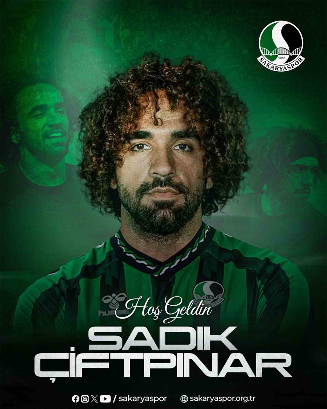 Sakaryaspor, Trendyol 1. Lig'de savunma oyuncusu Sadık Çiftpınar ile sözleşme