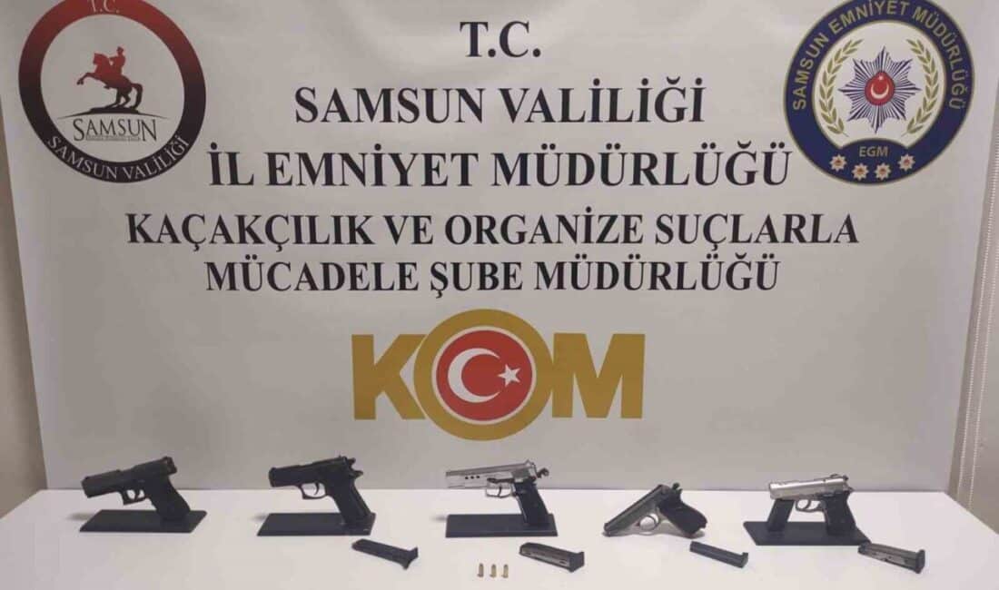Samsun'da gerçekleştirilen operasyonda, İl Emniyet Müdürlüğü KOM ekipleri Atakum'da bir