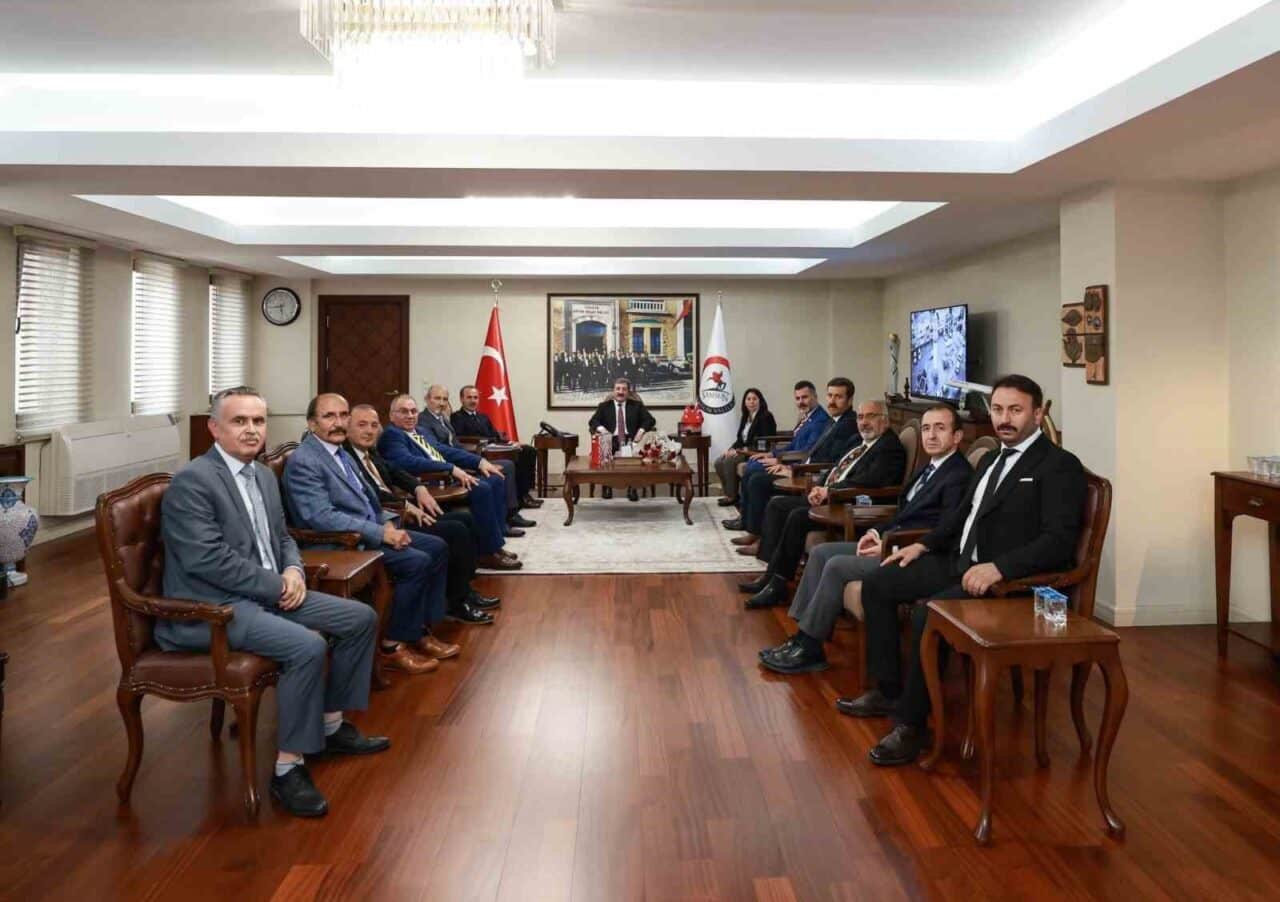 Samsun Sivil Toplum Kuruluşları Birliği (SAM-BİR) üyeleri, Vali Orhan Tavlı'yı