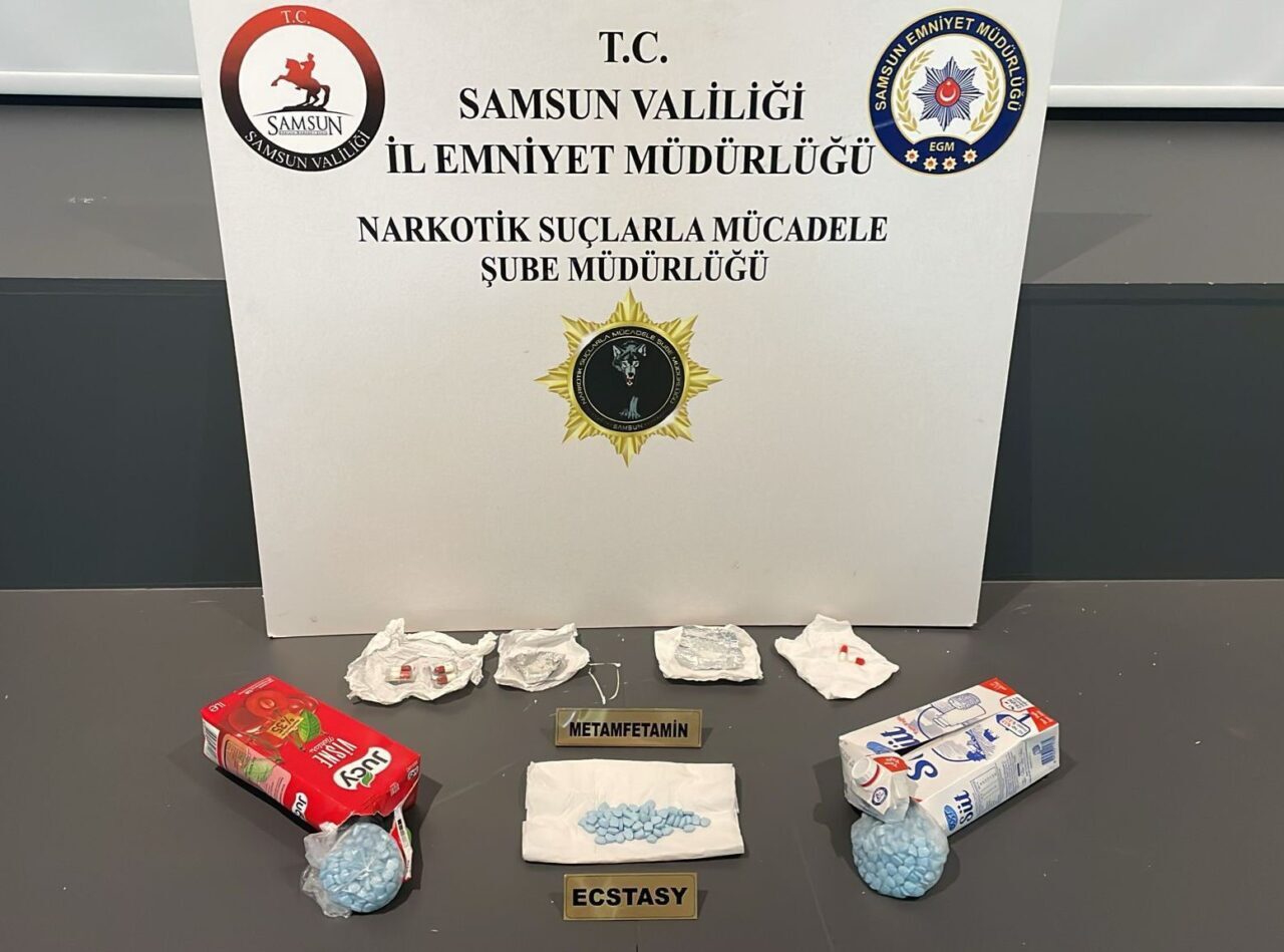 Samsun'da polis, yapılan operasyonda N.Y. (38) ve B.K. (20) isimli