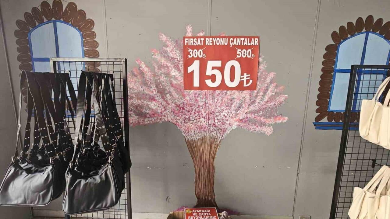 Bandırma'daki eski belediye binası girişine yapılan sanatsal duvar resimleri, esnafın