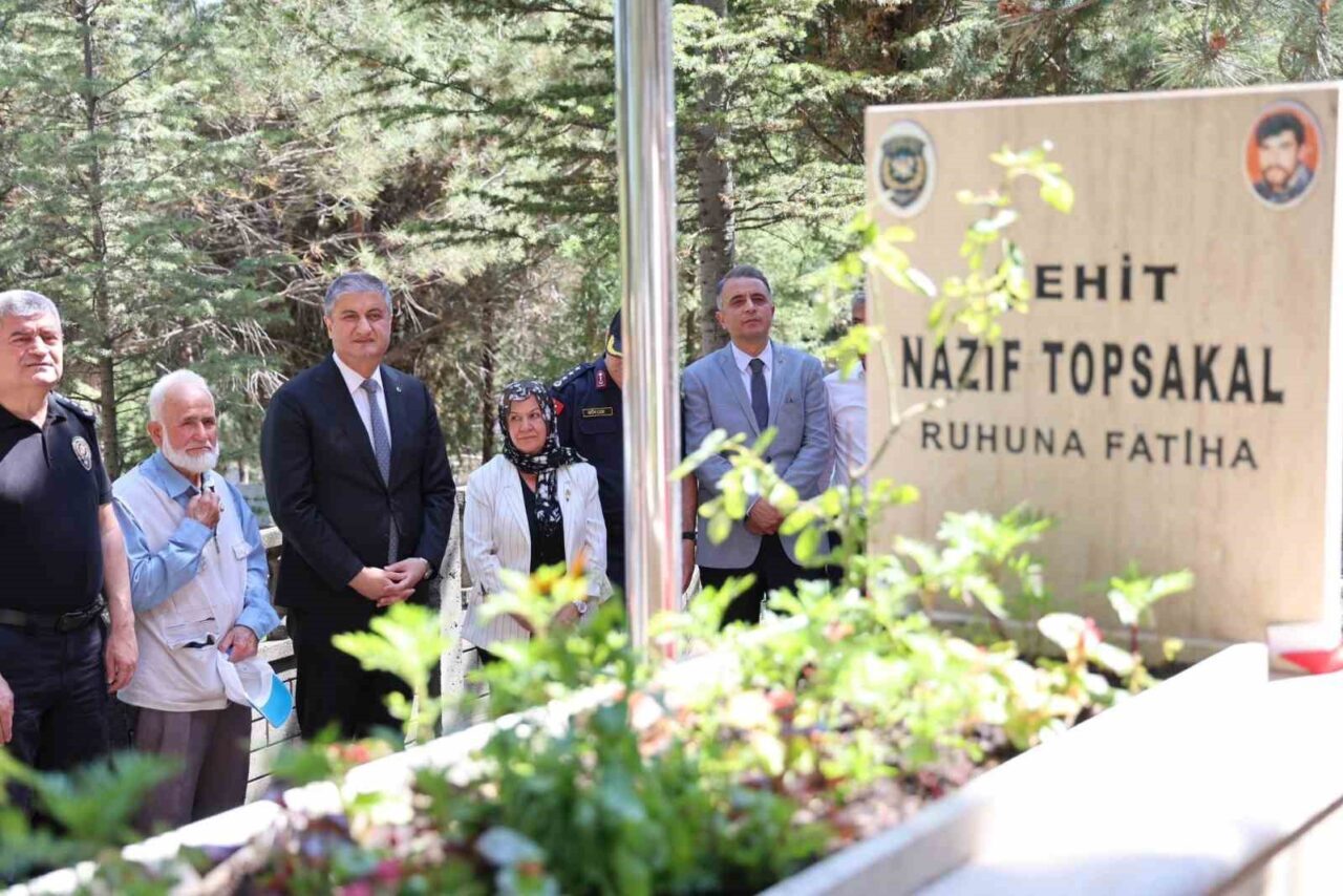 Karabük'te, 1994'te terör saldırısında şehit olan Özel Harekat Polisi Nazif