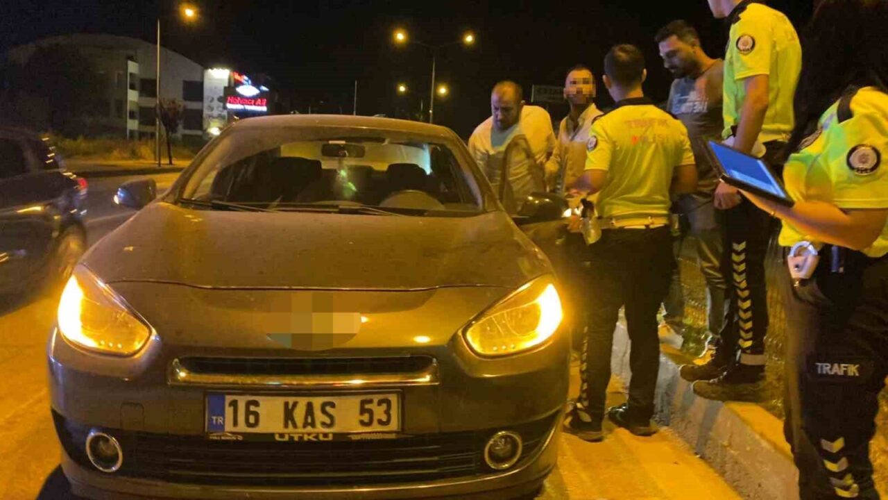 Bursa'nın İnegöl ilçesinde Hakan K. (29) alkollü araç kullanırken durarak