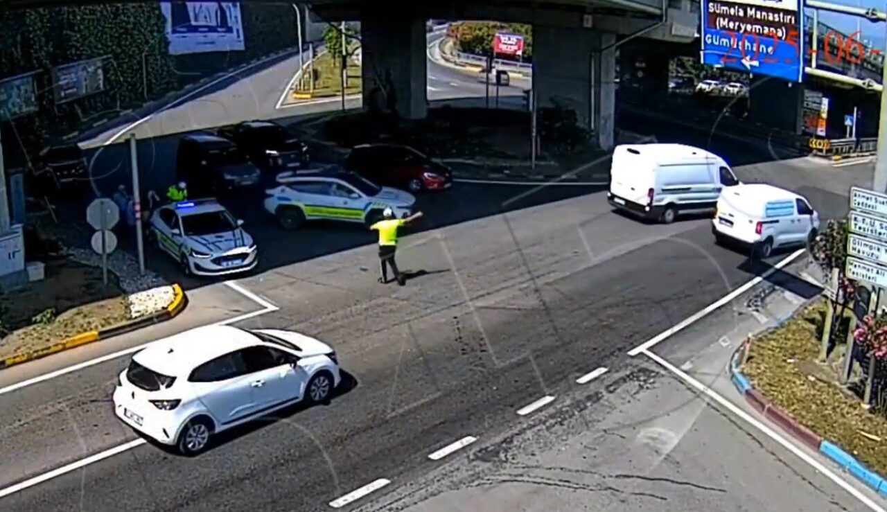 Trabzon’da YKS'nin oturumları sırasında bazı öğrenciler, trafik kazasıyla karşılaşsa da