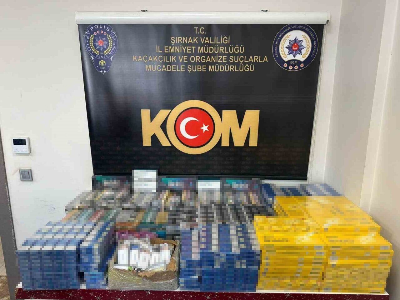 Şırnak'ta yapılan narkotik ve kaçakçılık operasyonları kapsamında, 23-29 Haziran tarihleri