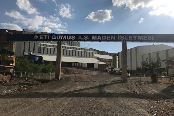 Elazığ’ın Maden ilçesindeki SSS Yıldızlar Holding’e bağlı Eti Gümüş Maden