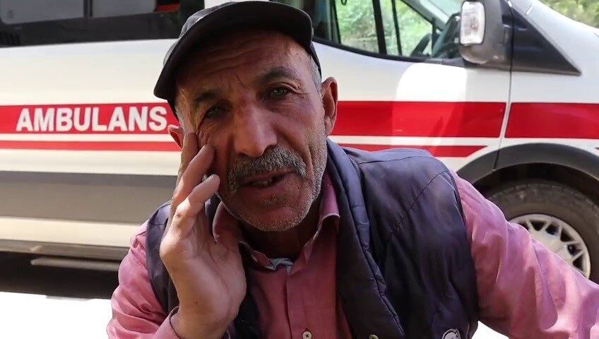 Erzurum'un Oltu ilçesindeki Tutlu Mahallesi'nde bir Oltu taşı ocakında meydana