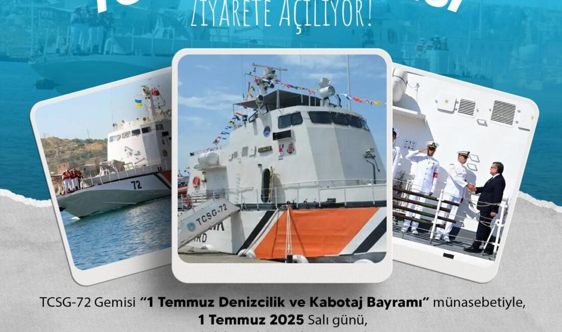 Sinop'taki Sahil Güvenlik Komutanlığı'na ait TCSG-72 Gemisi, "1 Temmuz Denizcilik
