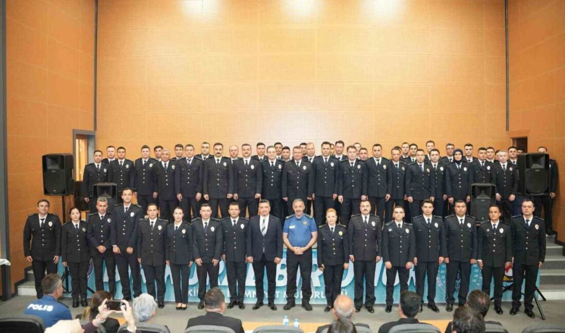 Tekirdağ Emniyet Müdürlüğü, terfi eden personel ile tayin edilen çalışanlar