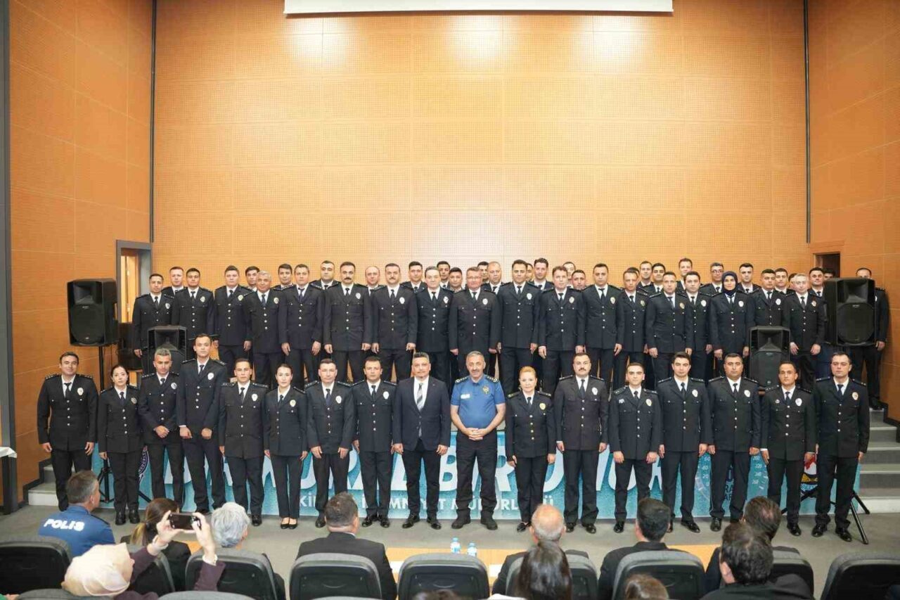 Tekirdağ Emniyet Müdürlüğü, terfi eden personel ile tayin edilen çalışanlar