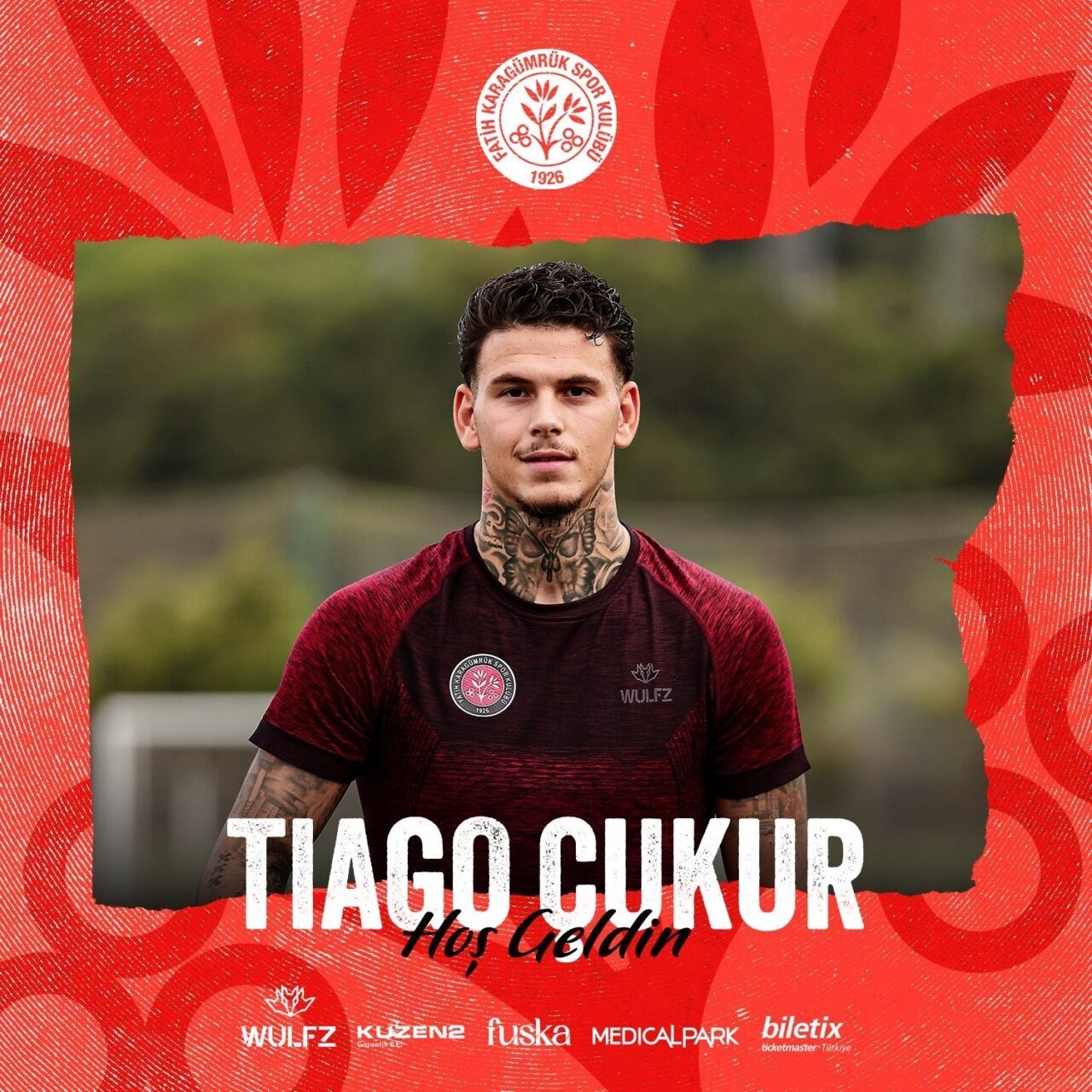 Fatih Karagümrük, 22 yaşındaki Tiago Çukur ile 3 yıllık sözleşme