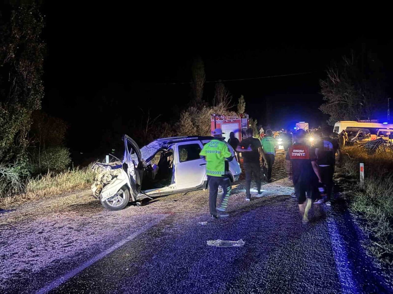 Çorum’un Sungurlu ilçesinde, Berat S.'nin kullandığı cip, Resul M. yönetimindeki