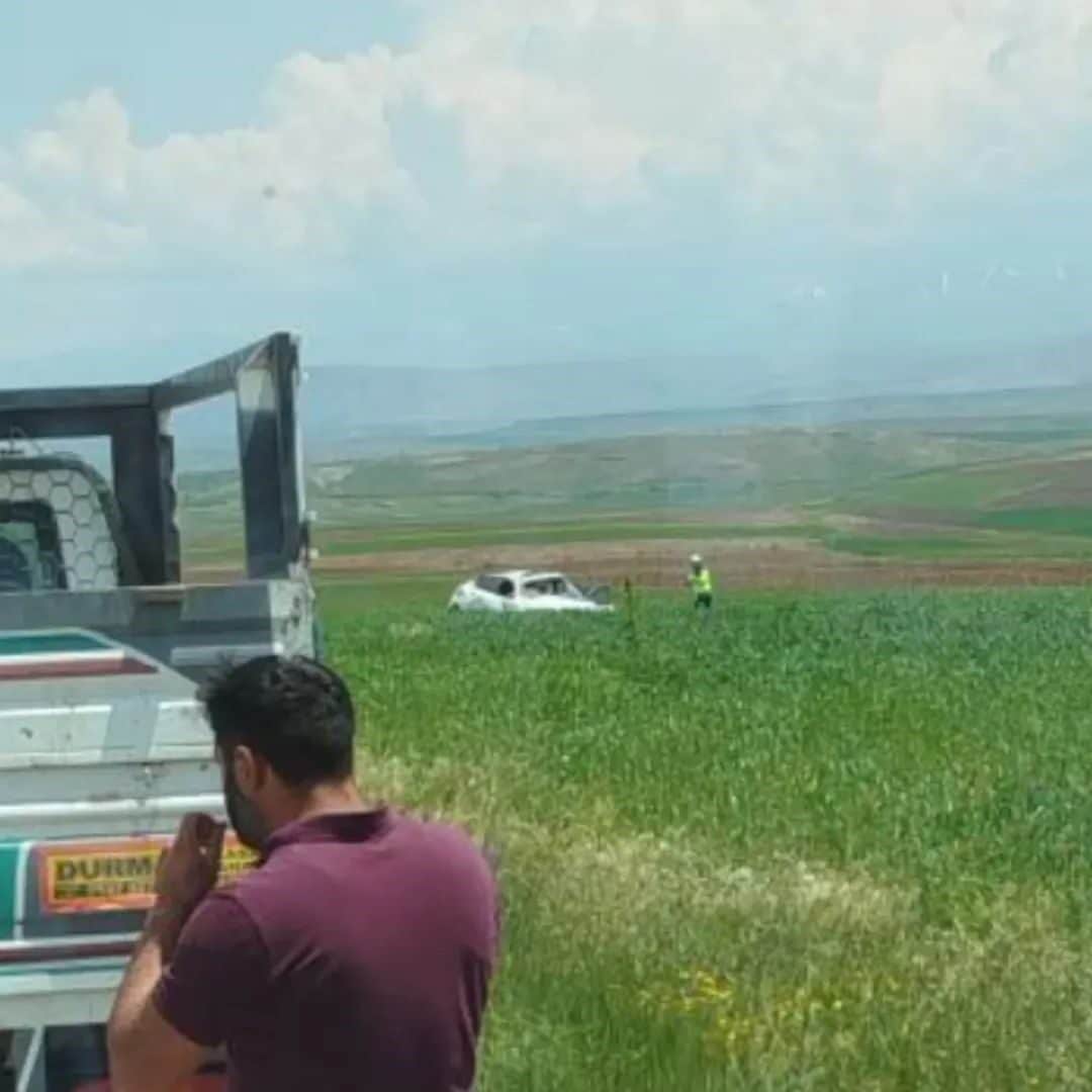 Ağrı'nın Tutak ilçesinde meydana gelen trafik kazasında iki kişi yaralandı.