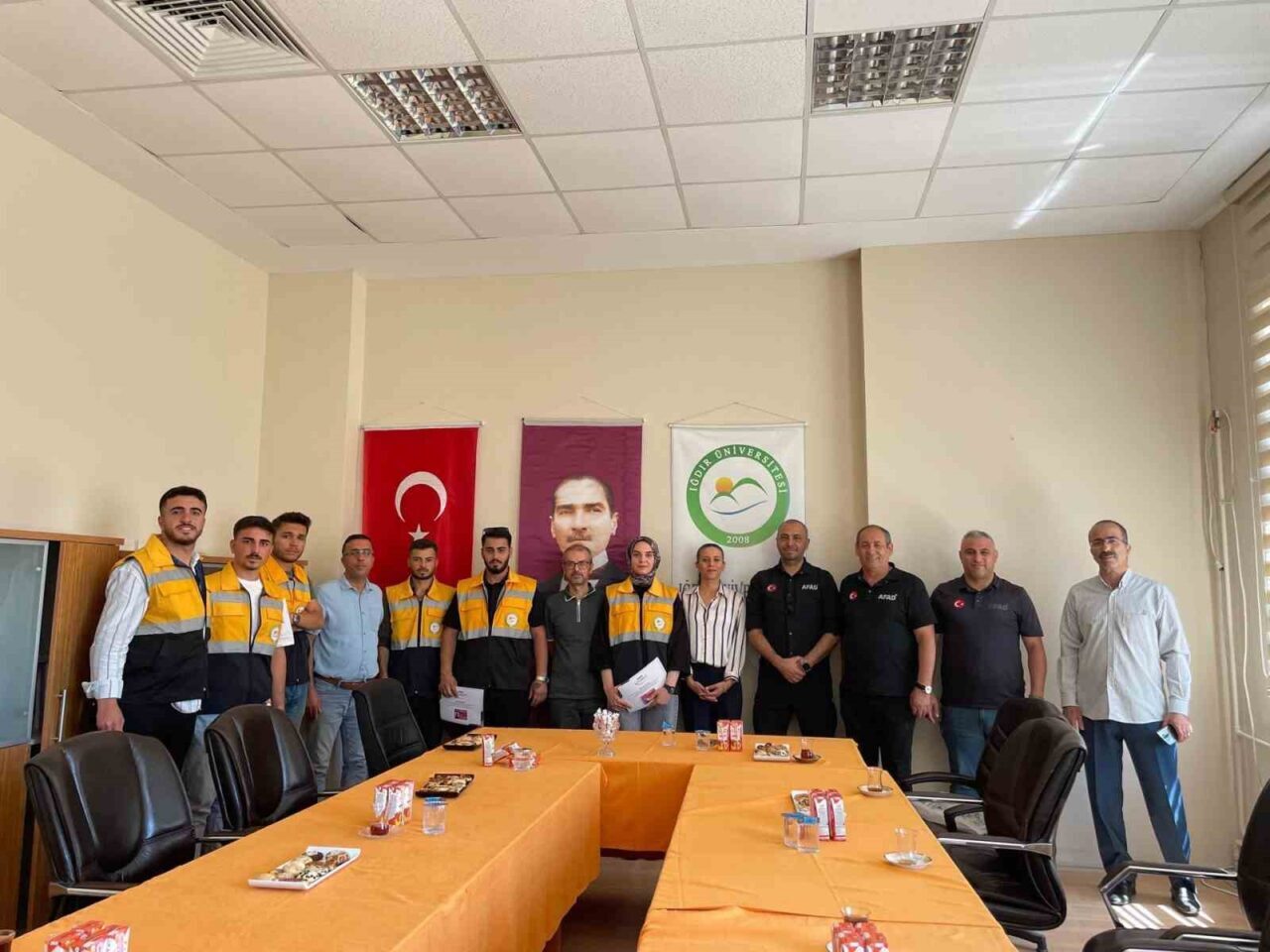 Iğdır Üniversitesi Mülkiyet Koruma ve Güvenlik Bölümü'nde eğitim gören Sivil
