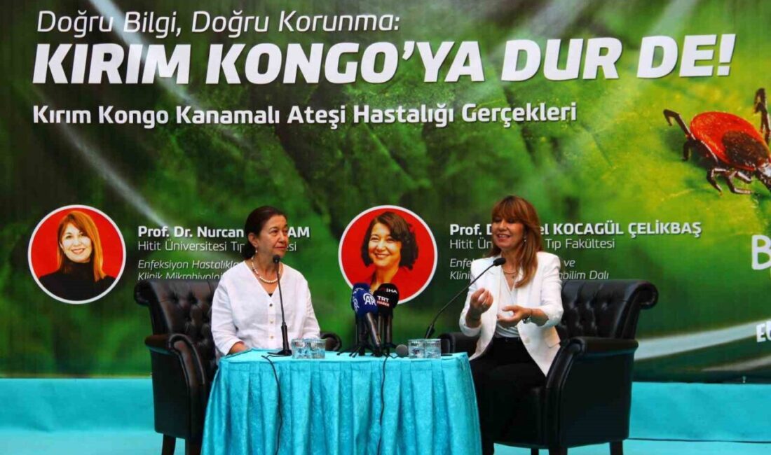 Çorum'da yapılan "Doğru Bilgi, Doğru Korunma: Kırım Kongo’ya Dur De"