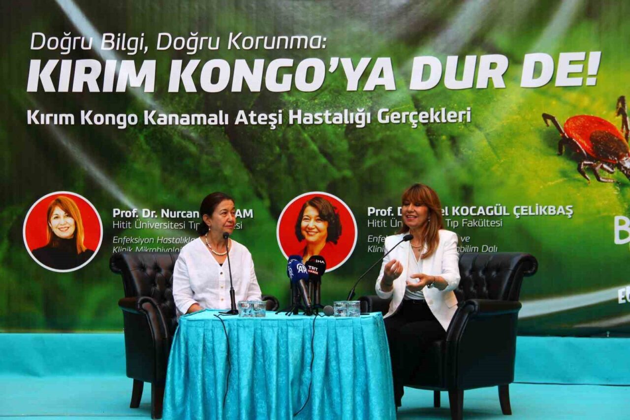 Çorum'da yapılan "Doğru Bilgi, Doğru Korunma: Kırım Kongo’ya Dur De"