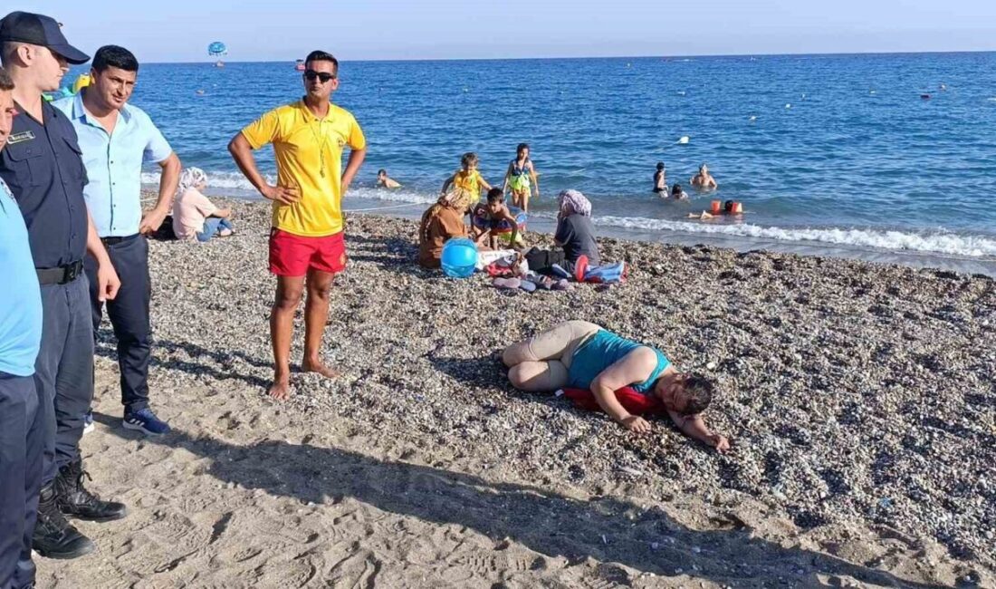 Antalya'nın Manavgat ilçesindeki Kızılağaç Halk Plajı'nda B.H. adlı yabancı uyruklu