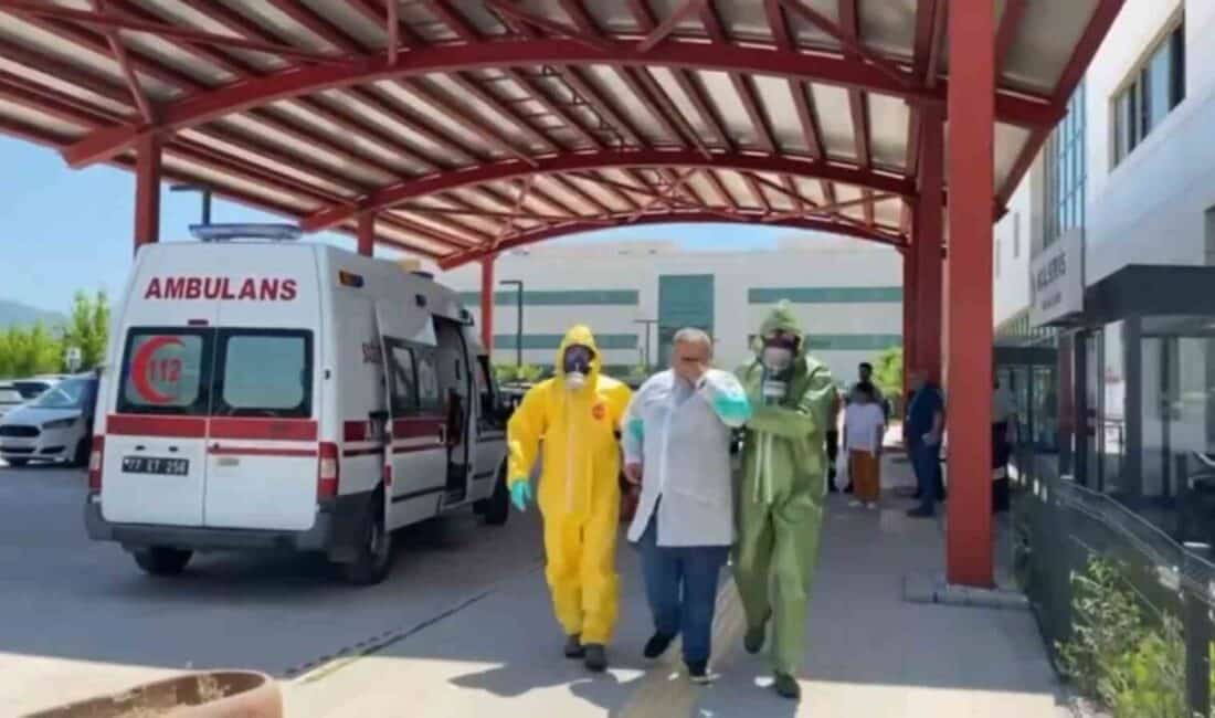 Yalova Eğitim ve Araştırma Hastanesi, personeline yönelik KBRN tatbikatı düzenledi.