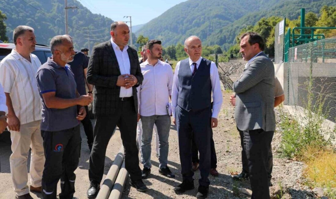 Düzce Belediye Başkanı Dr. Faruk Özlü, içme suyu altyapısında gerçekleştirilen