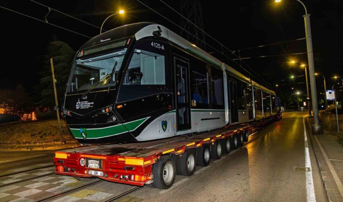 Kocaeli Büyükşehir Belediyesi, şehir içi ulaşımı geliştiren tramvay projesi kapsamında