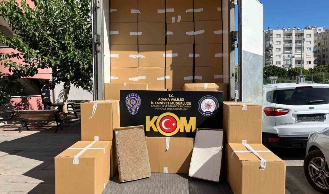 Adana'da gerçekleştirilen operasyonda, 17 milyon 500 bin TL değerinde, 5