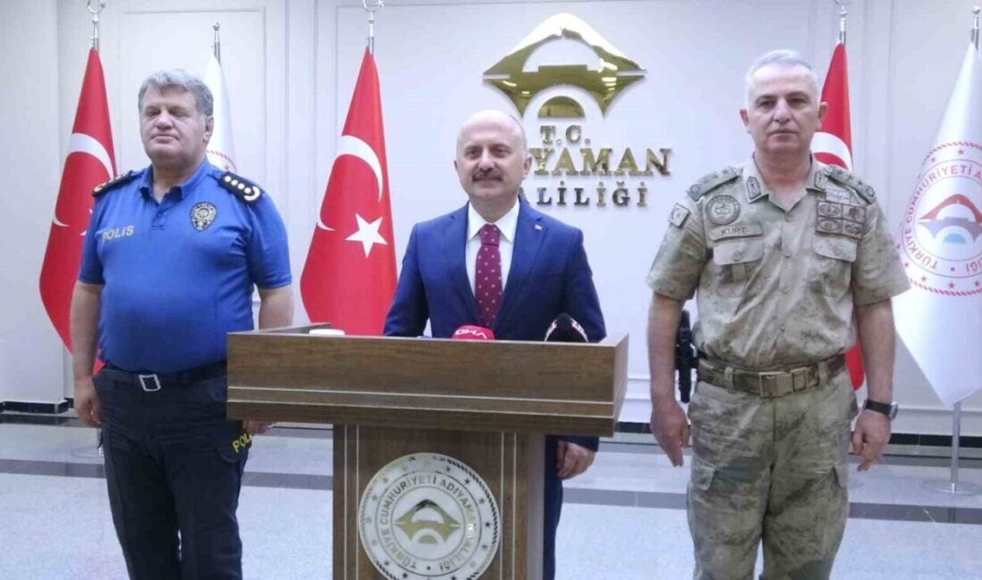 Adıyaman'da düzenlenen güvenlik değerlendirme toplantısında, Vali Osman Varol, son bir