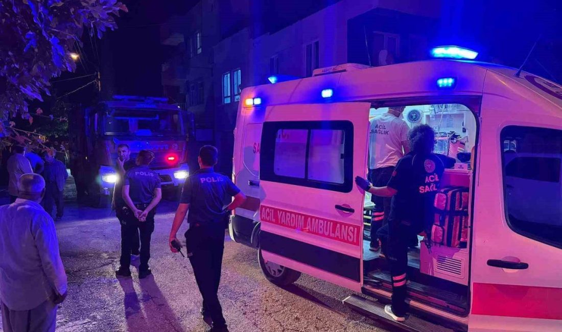 Adıyaman'da Eyüp B.'nin dairesinde çıkan yangında Eyüp B. ve Büşra
