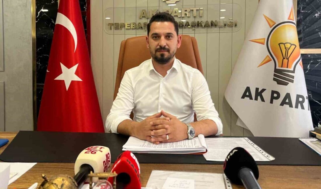 AK Parti Tepebaşı İlçe Başkanı Muhammed Ali Kaya, Tepebaşı Belediyesi'nde