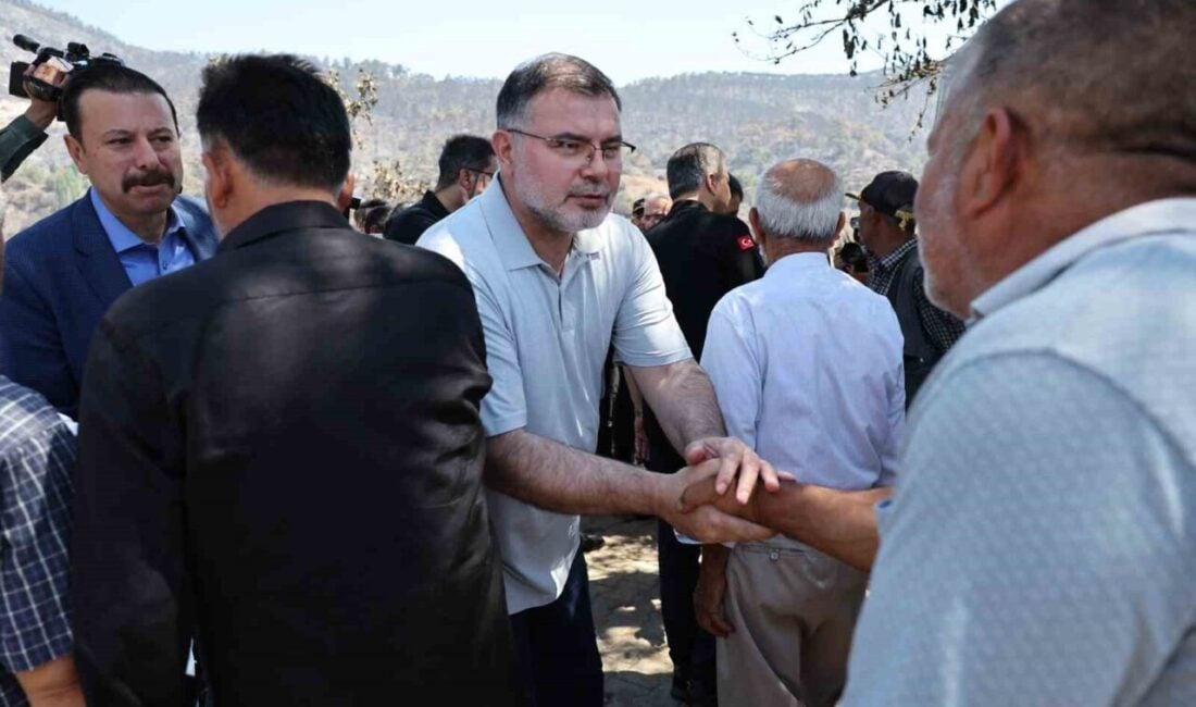 AK Parti İzmir İl Başkanı Bilal Saygılı, yangın mağdurlarına devletin