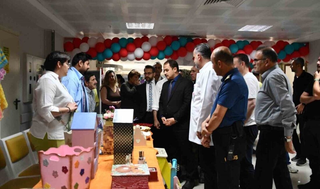 Konya'nın Akşehir Devlet Hastanesi'nde, Toplum Ruh Sağlığı Merkezi'nin el emeği