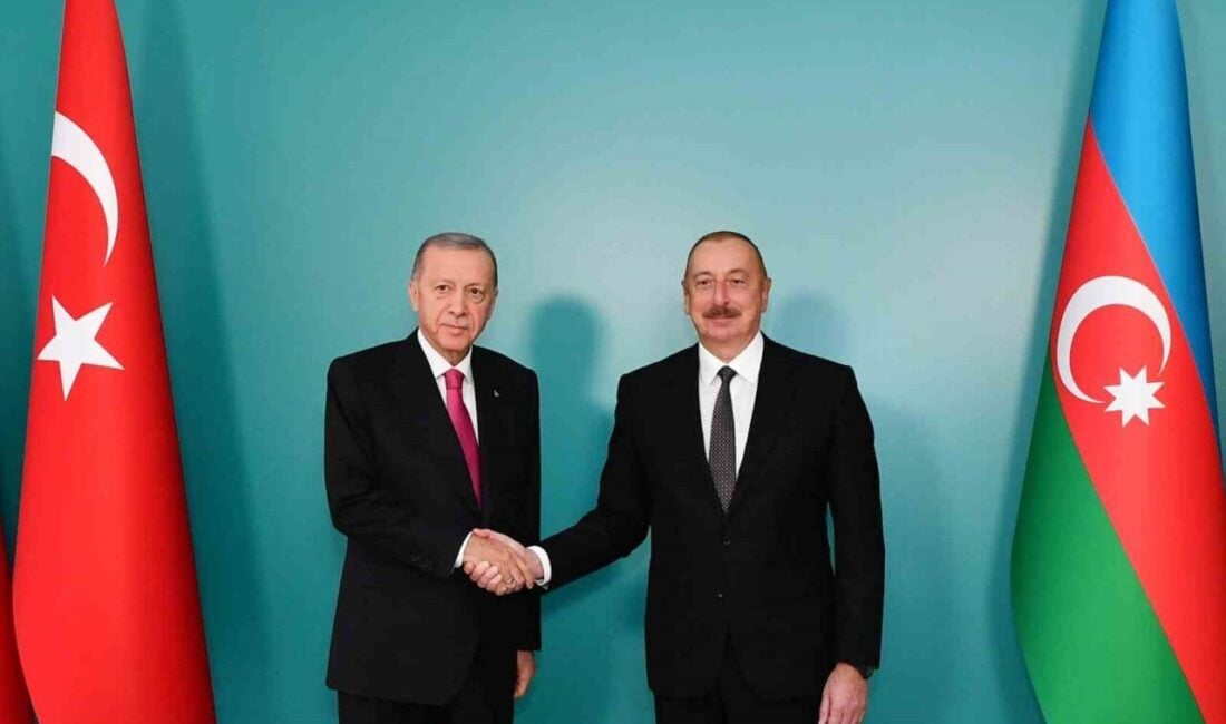 Azerbaycan Cumhurbaşkanı İlham Aliyev, Cumhurbaşkanı Recep Tayyip Erdoğan ile yaptığı