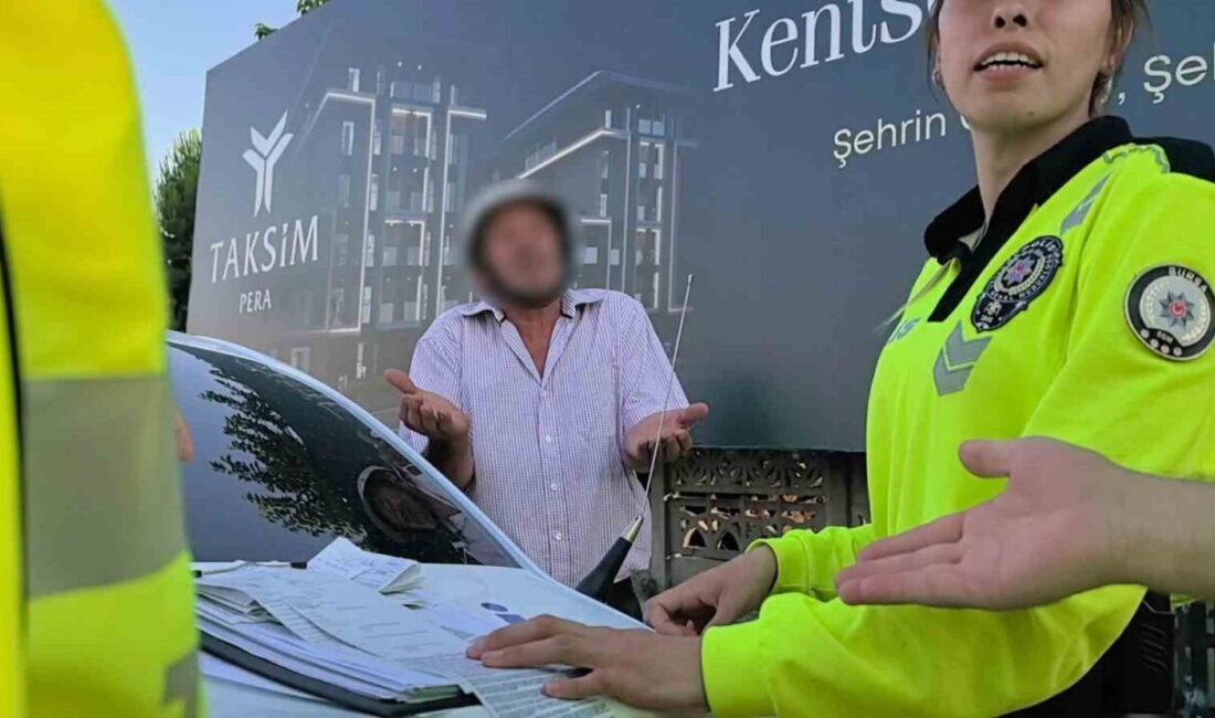 Bursa'nın İnegöl ilçesinde polis, 66 yaşındaki Dilaver Ö.'yü alkollü araç