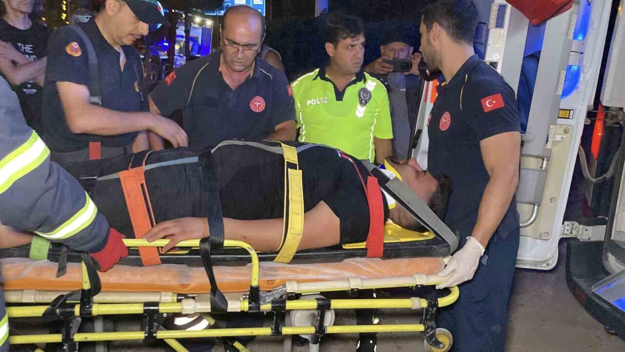 Aksaray'da alkolün etkisiyle direksiyon hakimiyetini kaybeden Murat A., ehliyetsiz olarak