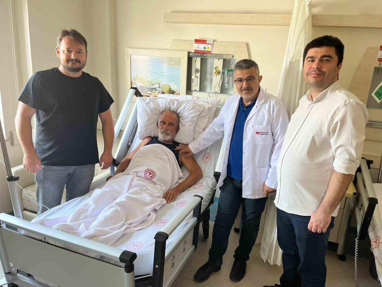 Antalya'nın Serik ilçesinde, beyninde anevrizma bulunan bir hasta, Serik Devlet