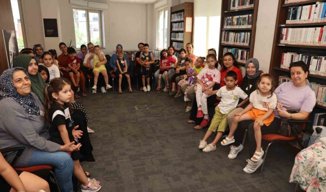 Nilüfer Belediyesi, "Biz Bu Yaz Kütüphanedeyiz" projesiyle 6 mahallede anne