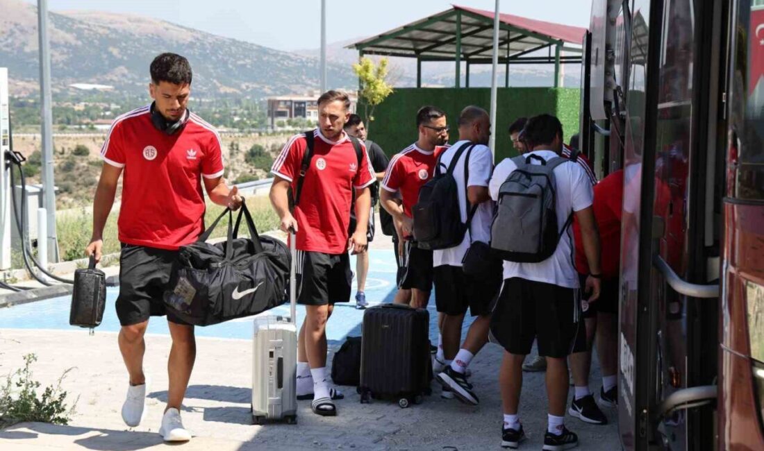 Antalyaspor, 2025-2026 sezonu hazırlıkları kapsamında Burdur’da 15 gün sürecek kamp