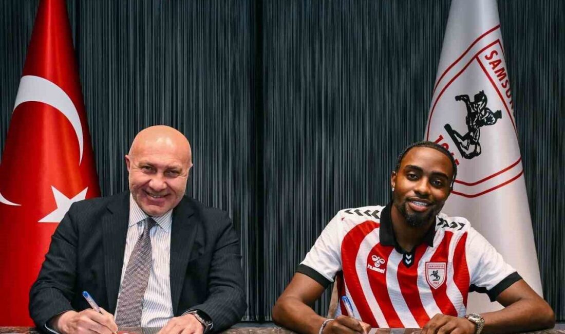 Samsunspor, Kongo Milli Takımı oyuncusu Antoine Makoumbou ile 4 yıllık