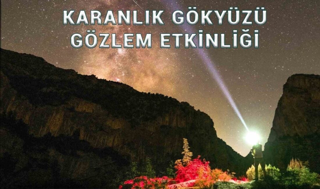 Bilecik’te 27 Temmuz’da başlayacak 'Karanlık Gökyüzü Gözlem Etkinliği', Harmankaya Kanyonu'nda